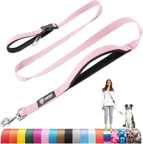 Miniatura 24 de TSPRO Correa táctica para perro, manos libres, resistente, ajustable, con mango acolchado y cierre de seguridad de metal para caminar, correr