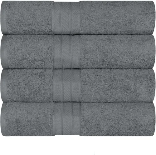 Miniatura 23 de Superior Juego de 2 toallas de baño de fibra larga 100% algodón peinado de 27.64 oz/m², para baño, ducha, cocina, súper suave, afelpado, altamente