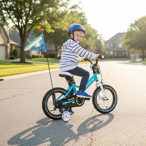 Miniatura 5 de Joystar - Little Daisy - Bicicleta infantil, unisex, para niños de 2 a 7 años, de 12, 14 y 16 pulgadas, con asiento para muñeca, serpentinas