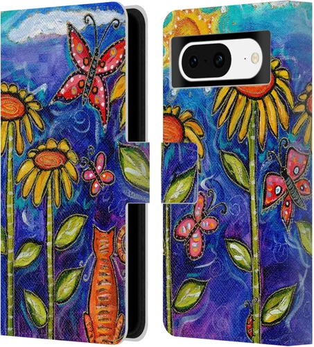 Miniatura 19 de Head Case Designs Officially Licensed Wyanne Half Light Nature 2 Leather Wallet Case Compatible with Google Pixel 8