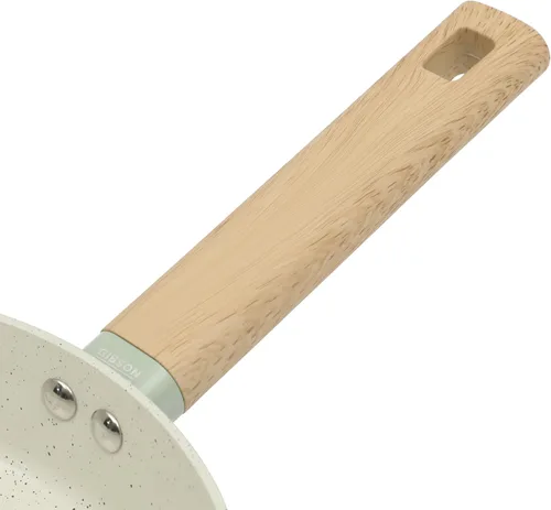 Miniatura 4 de Gibson Home Marbleton - Utensilios de cocina de aluminio de 9.5 pulgadas, no tóxico, sartén antiadherente de cerámica de alta calidad, huevo
