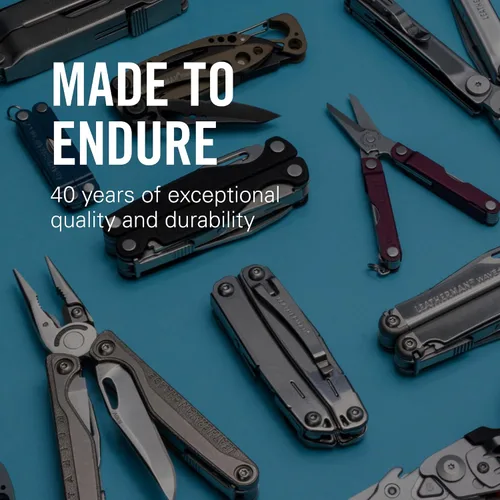 Miniatura 7 de LEATHERMAN, Bond, Multiherramienta ligera 14 en 1 para camping, senderismo y uso diario (EDC), fabricada en Estados Unidos, Mossy Slate