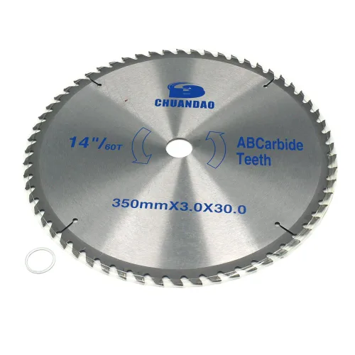 Miniatura 9 de Hoja de sierra circular con punta de carburo de 9 pulgadas y 40 dientes para cortar madera dura y blanda con eje de 1 pulgada