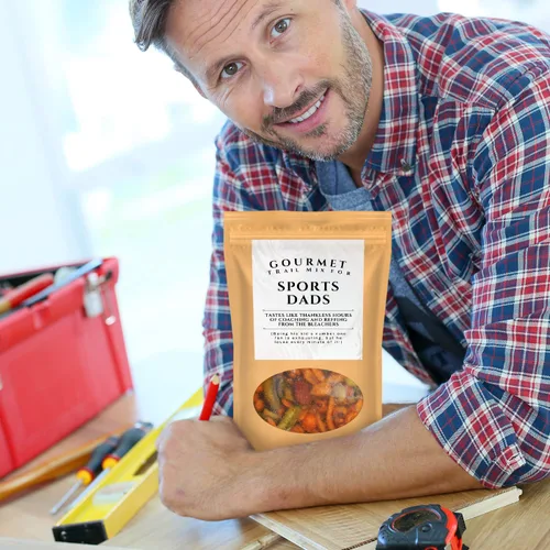 Miniatura 4 de Sports Dads Trail Mix Bolsa de regalo – Regalos para papá de hijo – Regalos divertidos para papá de hija – Regalo divertido para hombres – Regalos