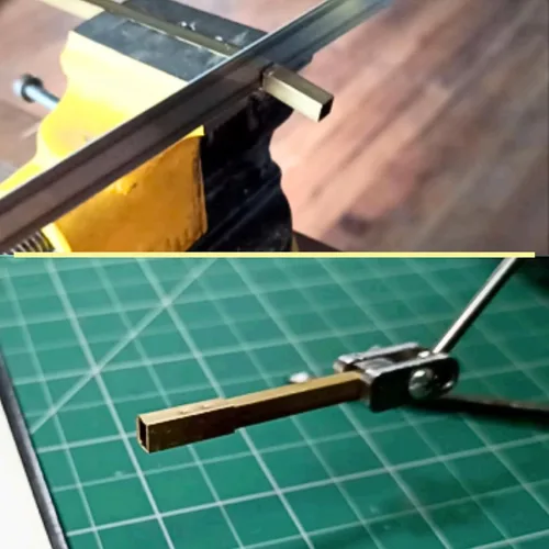Miniatura 5 de K&S Precision Metals - Kit de metal de animación de movimiento 1998 - Surtido de tubos cuadrados de latón