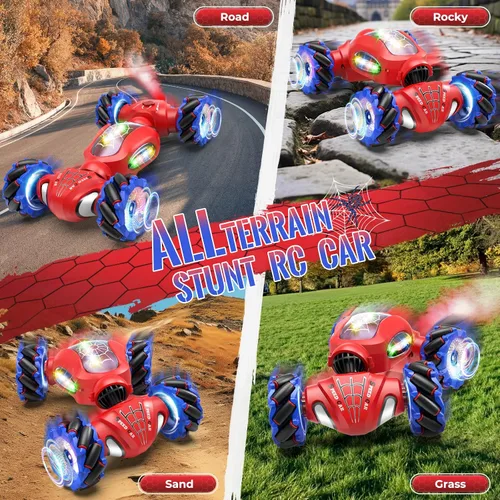 Miniatura 5 de Fosgoit Spider Auto de juguete con control remoto para niños de 6-12 años, regalos de cumpleaños para niños, RC de 2.4Ghz con control de gestos