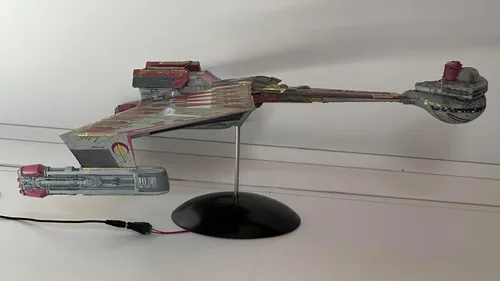 Miniatura 5 de Polar Lights Star Trek 6: The Undiscovered Country Klingon Kronos One - Kit de modelo a escala 1:350
