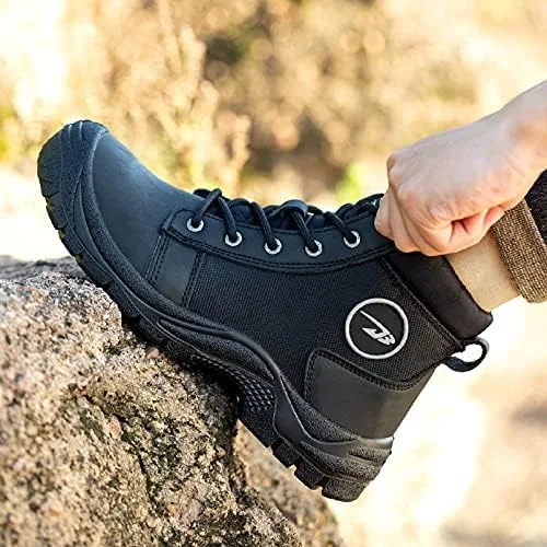 Miniatura 6 de XUNRUO Botas de punta de acero para hombres y mujeres, zapatos ligeros de seguridad para el trabajo, zapatos industriales y transpirables