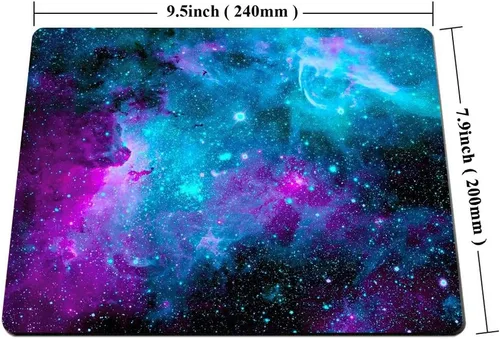 Miniatura 2 de Smooffly Alfombrilla de ratón-001 Galaxy personalizada Rectángulo de goma antideslizante alfombrilla de ratón