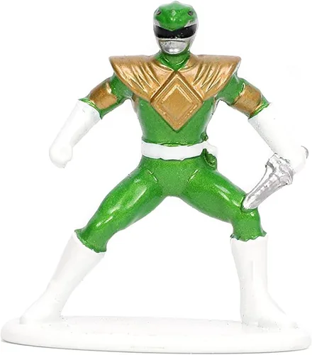 Miniatura 7 de Jada Toys Power Rangers 1:32 2002 Honda NSX Type-R Japan Spec - Auto fundido a presión con figura de Ranger verde de 1.65 pulgadas, juguetes