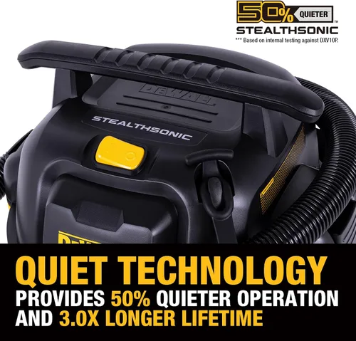 Miniatura 4 de DEWALT STEALTHSONIC - Aspiradora ultra silenciosa para tienda Wet Dry Shop Vac de 5 galones, aspiradora ultra silenciosa para tienda húmeda y seca