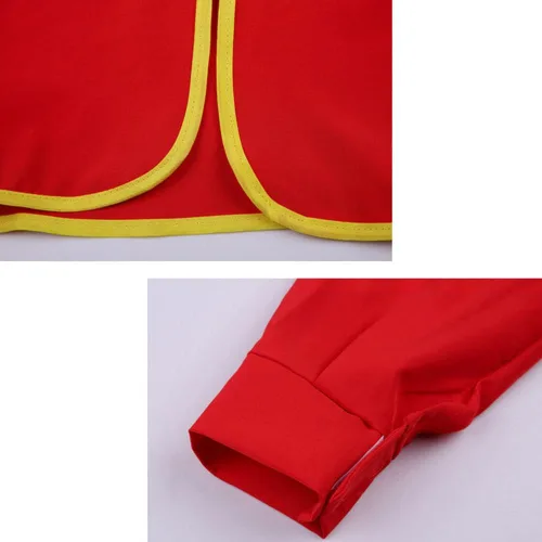 Miniatura 6 de Ropa de Kung Fu para niños, uniformes tradicionales de Tai Chi para niños y niñas, traje de manga larga con alas de arte marcial chino