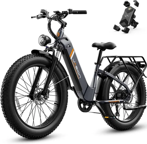Miniatura 13 de Jasion Bicicleta eléctrica Thunder/PRO/ST, 2000 W/1800 W Peak Ebikes para adultos, neumático de grasa de 26 pulgadas, mejor bicicleta eléctrica