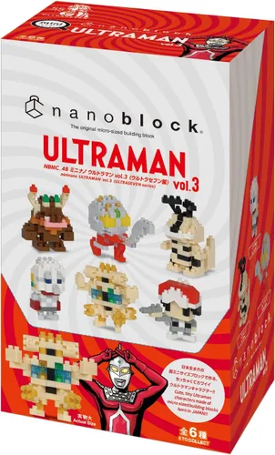 Miniatura 2 de nanoblock - Ultraman - Ultraman Vol. 3 (caja ciega completa), kit de construcción de la serie Mininano
