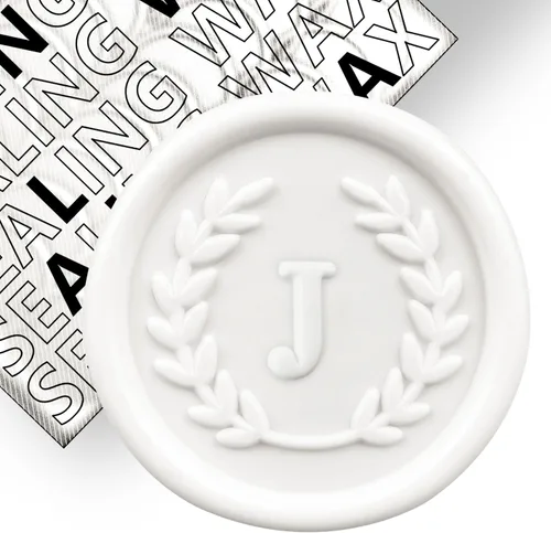Miniatura 104 de 50 calcomanías adhesivas de cera con letra W, hechas a mano, sin necesidad de sellar, rasgar y usar calcomanías de cera para invitaciones de boda