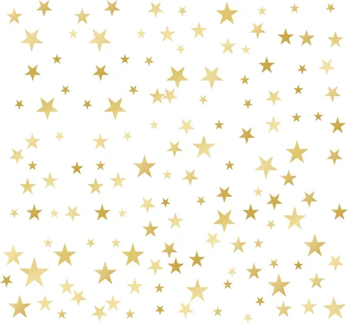 Calcomanías de vinilo con diseño de estrellas para guardería, dormitorio, habitación de niños o niñas, sala de juegos, aula, sala de estar, dorado,
