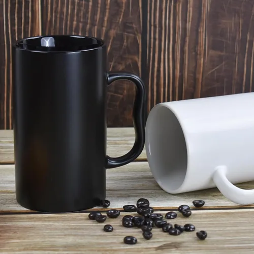 Miniatura 4 de Tazas de café de cerámica grandes de 20 onzas, tazas de cerveza altas con mango grande M, 20.3 fl oz de porcelana a granel a granel Latte Capuchino