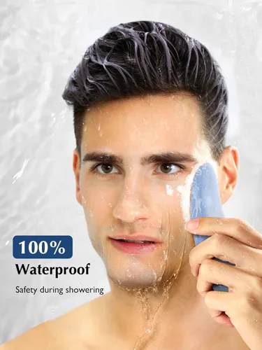Miniatura 6 de COSLUS Cepillo de Limpieza Facial de Silicona Depurador Facial: IPX7 Cepillo de Lavado Facial Recargable Impermeable, 4 Modos de Limpieza, Cepillo