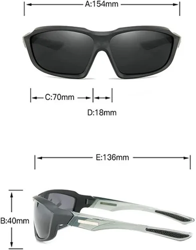Miniatura 4 de Gafas de lectura fotocrómicas de transición envolvente para hombres y mujeres, para exteriores, hipermetropía, presbicia, gafas de sol deportivas