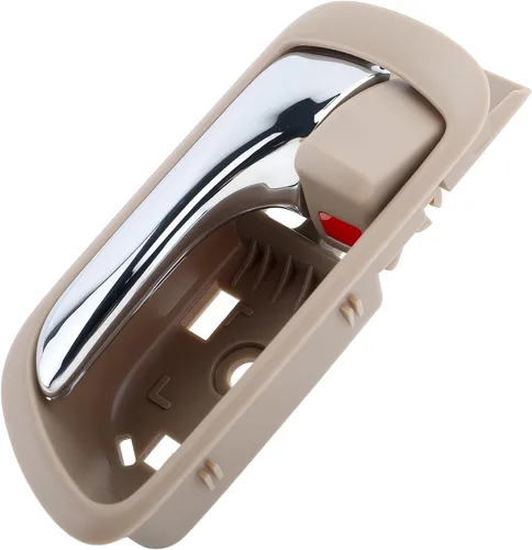 Miniatura 5 de Manija de puerta interior compatible con Toyota Camry 2002 2003 2004 2005 2006, lado del conductor delantero o trasero, carcasa beige con palanca