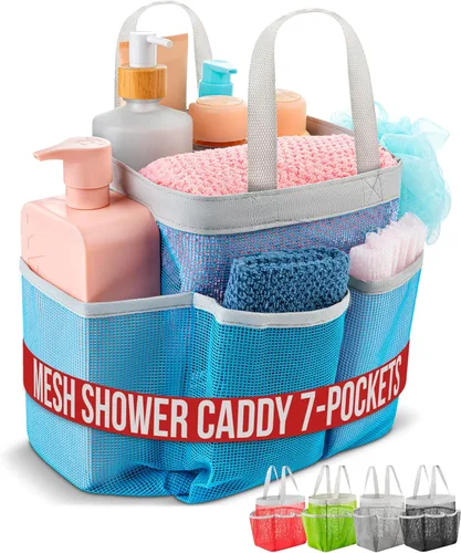 Miniatura 8 de Handy Laundry Cortina de ducha organizadora de baño -9 bolsillos- Perfecto para organizar el baño en casa, tus artículos de tocador y juguetes