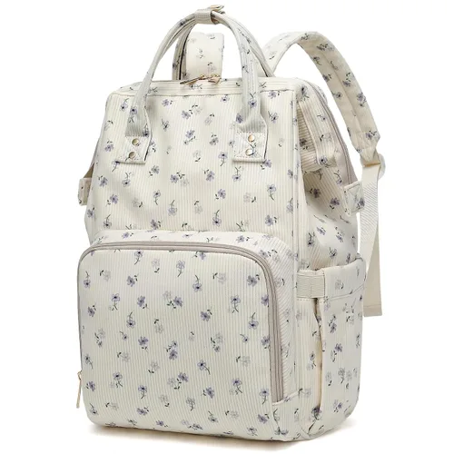 Miniatura 8 de Mochila para pañales de bebé para mamá, bolsa de pañales de gran capacidad para viajes para niños y niñas con correas para cochecito