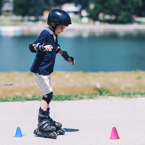 Miniatura 9 de Mini Conos de Agilidad Rodillo - Cono de patinaje: Slalom Conos 25pcs Roller Marker Cups Conos de tráfico de plástico Conos de disco Marcadores