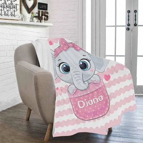 Miniatura 156 de Artsadd Manta de bebé personalizada para niños y niñas con nombre, manta personalizada con nombre de bebé con patrón de unicornio, manta