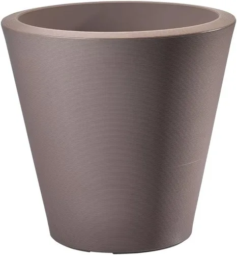 Miniatura 34 de Crescent Garden Madison Planter– Maceta resistente a la intemperie, doble pared para interiores y exteriores con orificio de drenaje, contenedor