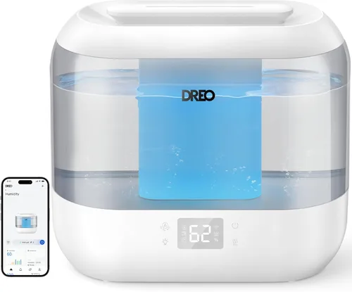 Miniatura 9 de Dreo Humidificadores inteligentes para dormitorio, humidificador de gran tamaño de 4 L de llenado superior para habitación grande con 28 dB, tiempo