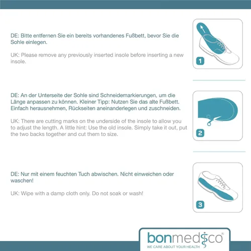 Miniatura 8 de bonmedico Plantillas de gel de alto rendimiento – Insertos de zapatos que absorben los golpes para hombres y mujeres, recortados para adaptarse a