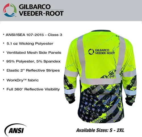 Miniatura 3 de Gilbarco Camiseta de manga larga de seguridad