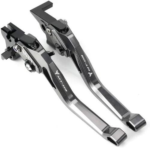 Miniatura 7 de W para Yamaha MT03 MT 03 2015 2016 2017 2018 2019-2022 motocicleta Palancas de embrague de freno corto Y (Color : gris)