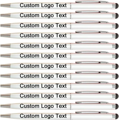 Miniatura 18 de Bolígrafos personalizados con nombre, icono, logotipo, texto, bolígrafo personalizado con lápiz capacitivo para iglesia de negocios, 100