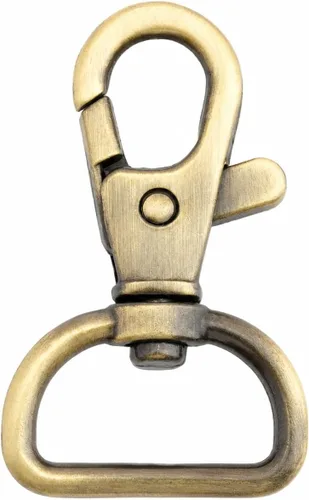 Miniatura 14 de CRAFTMEMORE Broches giratorios de langosta clásicos, ganchos a presión CS10 para monedero, clip de 5/8 pulgadas, 3/4 pulgadas, 1 pulgada, paquete