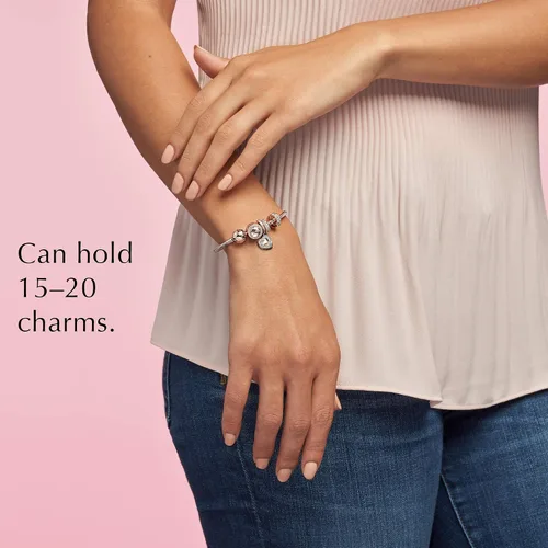 Miniatura 9 de Pandora - Brazalete de serpiente, brazalete con dijes, joyería Smooth Moments