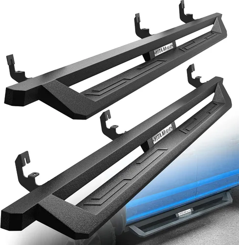 Miniatura 14 de Yitamotor 6.5 pulgadas Barras de estribo laterales compatibles con Chevy Colorado/GMC Canyon de 2015-2026, barras nerf para cabina doble Cromo