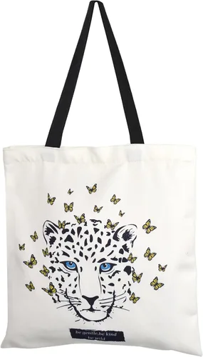 TeeYee Bolsa de lona para compras, bolsa de playa ligera con asas, bolsas de comestibles reutilizables, adecuadas para actividades de regalo de
