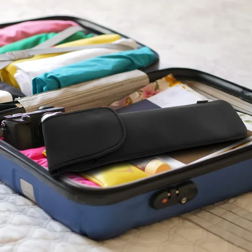 Miniatura 7 de Homakover Bolsa de neopreno resistente al calor, funda universal para rizador, funda de viaje para rizador de hierro plano, para viajes, gimnasio u