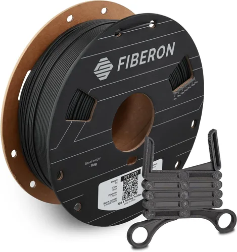 Miniatura 17 de Polymaker Fiberon PA612-ESD - Filamento para impresora 3D de 1.75 mm/17.6 oz, de nailon de fibra de carbono ESD-safe, resistente al calor a 302 °F