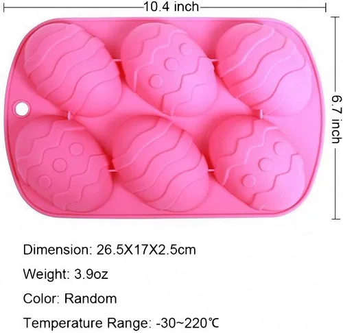 Miniatura 4 de MoldFun Paquete de 2 moldes de silicona para pasteles de huevos y conejitos para el día de Pascua, para hornear, magdalenas, hacer magdalenas