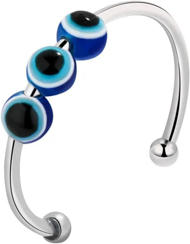 Miniatura 49 de Anillo de plata 925, anillos de plata ajustables para mujer, anillos de pulgar abiertos, anillos de circonio, anillos ajustables, anillos abiertos