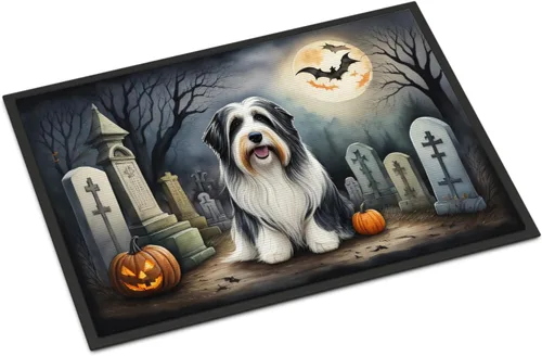 Miniatura 40 de Caroline's Treasures DAC2011MAT - Felpudo de Halloween espeluznante con diseño de Beagle, de 18 x 27 pulgadas, para interiores y exteriores