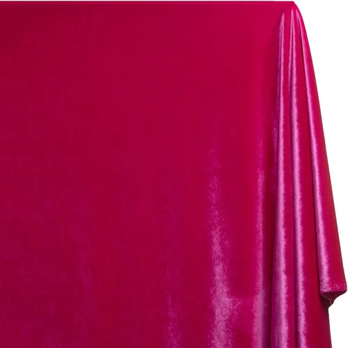 Miniatura 26 de Elástico tela 60" de ancho por el patio de terciopelo para disfraces de costura Apparel Craft Magenta