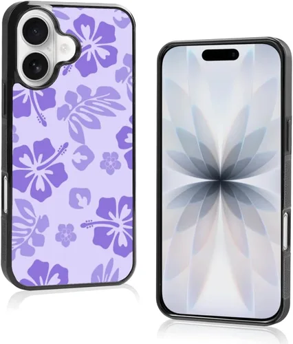 Miniatura 23 de FANXI Funda de teléfono de hibisco azul compatible con iPhone 11 de 6.1 pulgadas, funda protectora a prueba de golpes de TPU con bonita flor azul