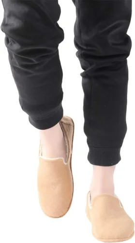 Miniatura 3 de Inicio Zapatillas de hombre Zapatillas Casual de lana mocasín Zapatillas de interior antideslizante Zapatos de casa