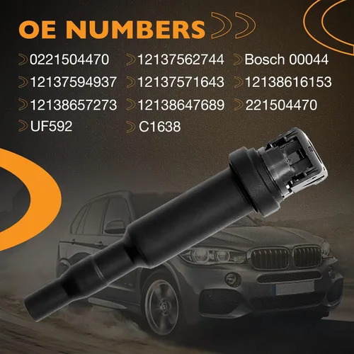 Miniatura 4 de HQPASFY Paquetes de bobinas de encendido, compatibles con BMW X3/X5/X6 2001-2017, 335i/325i/ 328i/320i/330i, 550i/650i/740li y más, reemplaza #