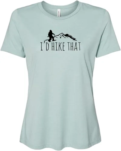 Miniatura 31 de Cute Women's Screen Printed Crew Neck Tee, Shirts With Sayings, Dusty Blue or Olive