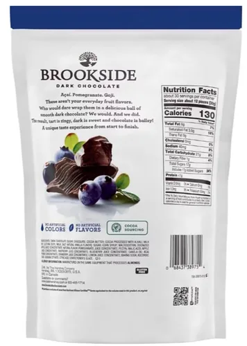 Miniatura 3 de Brookside Chocolate Oscuro, Acai/Arándano, Básico, 32 Onzas