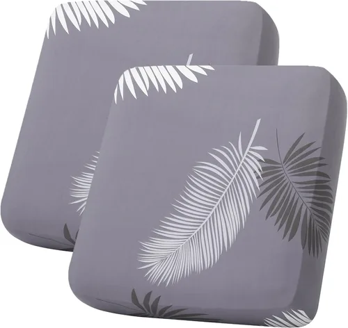 Miniatura 32 de hyha Fundas de cojín estampadas para sofá al aire libre, fundas florales lavables para muebles de patio, exteriores, funda de repuesto para asiento